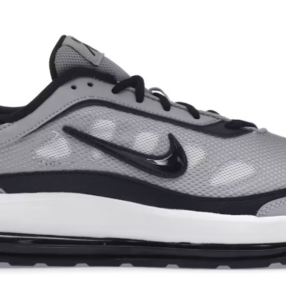 Nike Black and Gray Mesh Sneakers